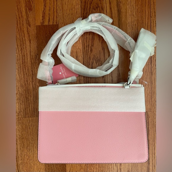NWT Kate Spade New York EVA Leather Crossbody. Bright Carnation. 💕 - Picture 6 of 14